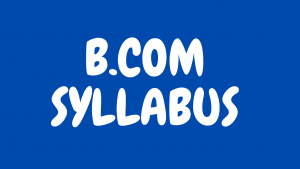 IMI B.com college indore syllabus