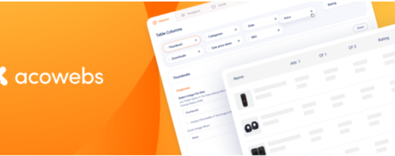 woocommerce product tables