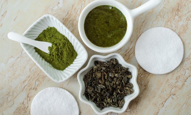 green tea face scrub ingredients