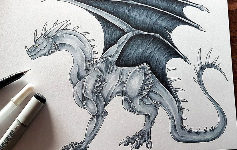 Dragon drawing