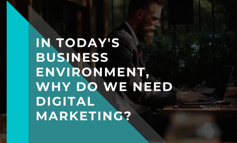 In today's business environment, why do we need digital marketing?