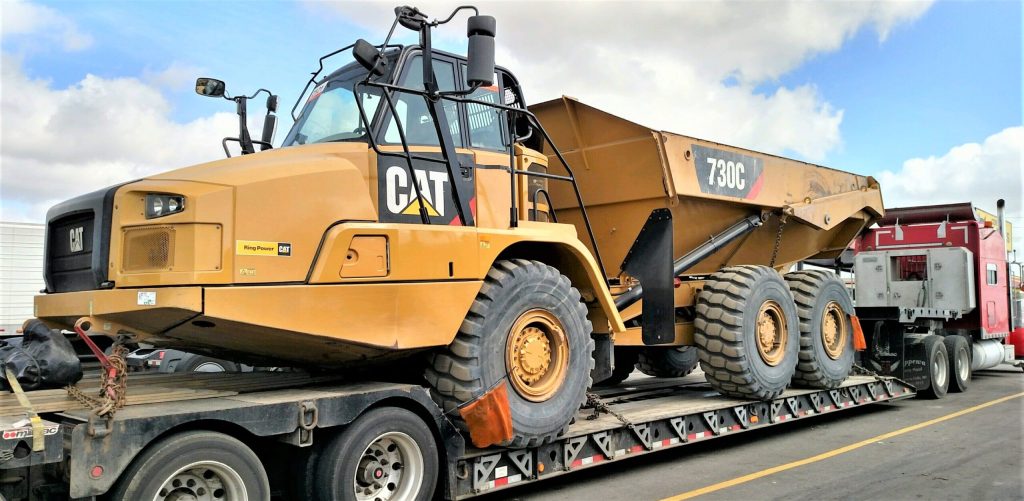 dump truck hauling