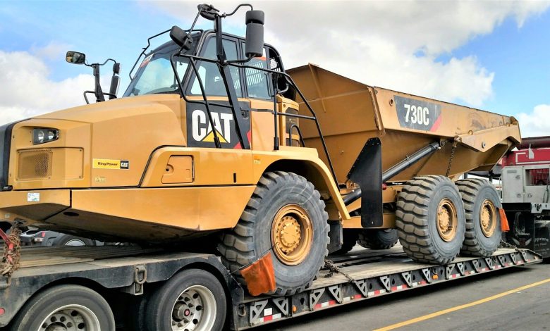 dump truck hauling