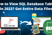how to view SQL database tables
