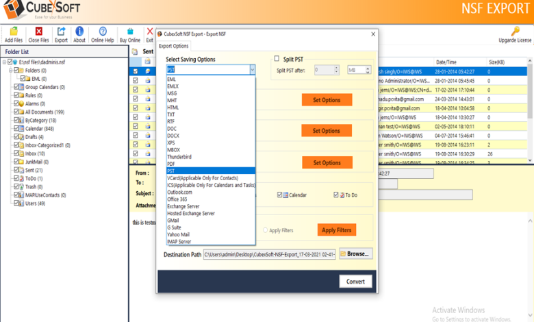 hcl notes export